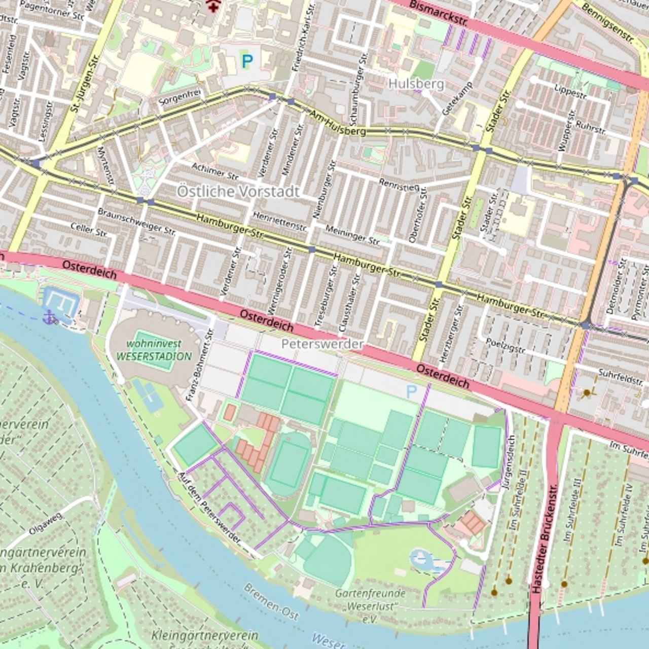 Karte Peterswerder